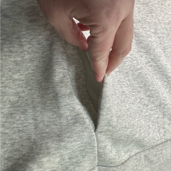 NWT | Fabletics | Zaylee Funnel Neck Tunic | Light Grey | Large - Picture 7 of 15